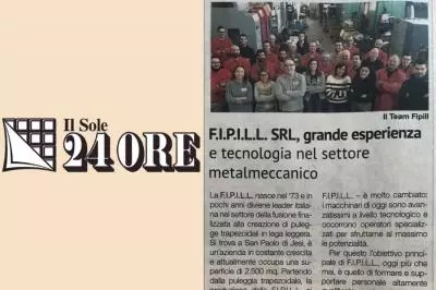 Sole 24 Ore: F.I.P.I.L.L. Srl, grande esperienza